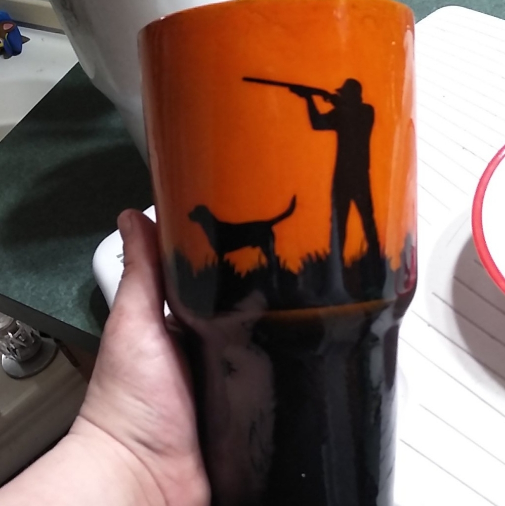 Duck hunting custom tumbler